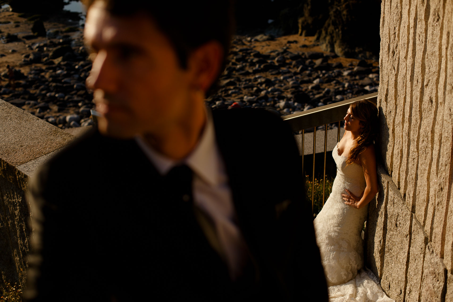 post boda en la playa de bakio