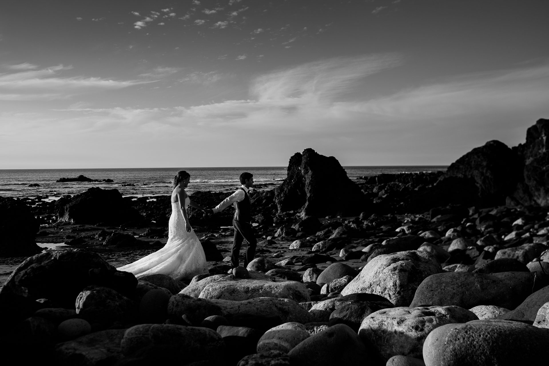 postboda en la playa de bakio