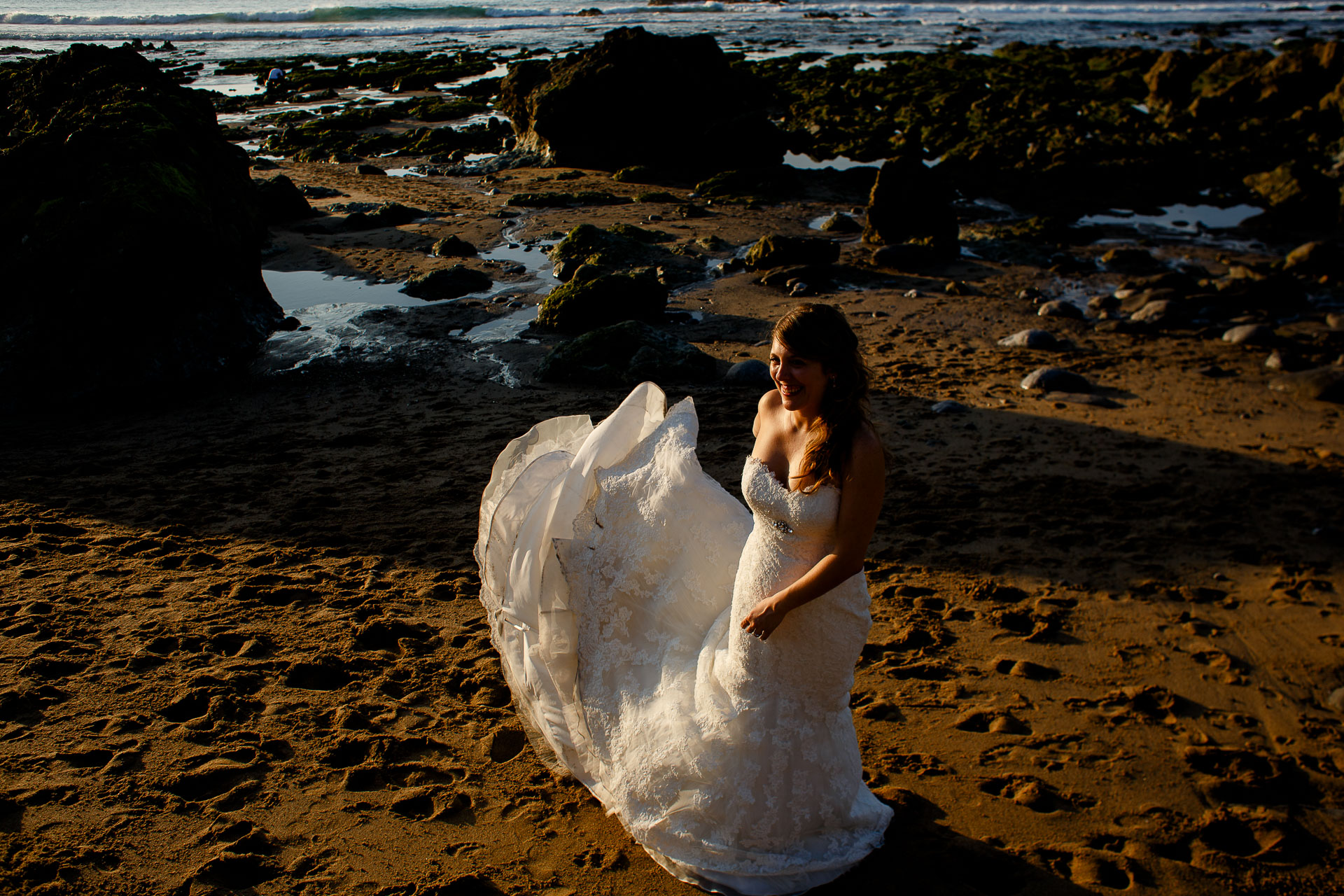 postboda en la playa de bakio