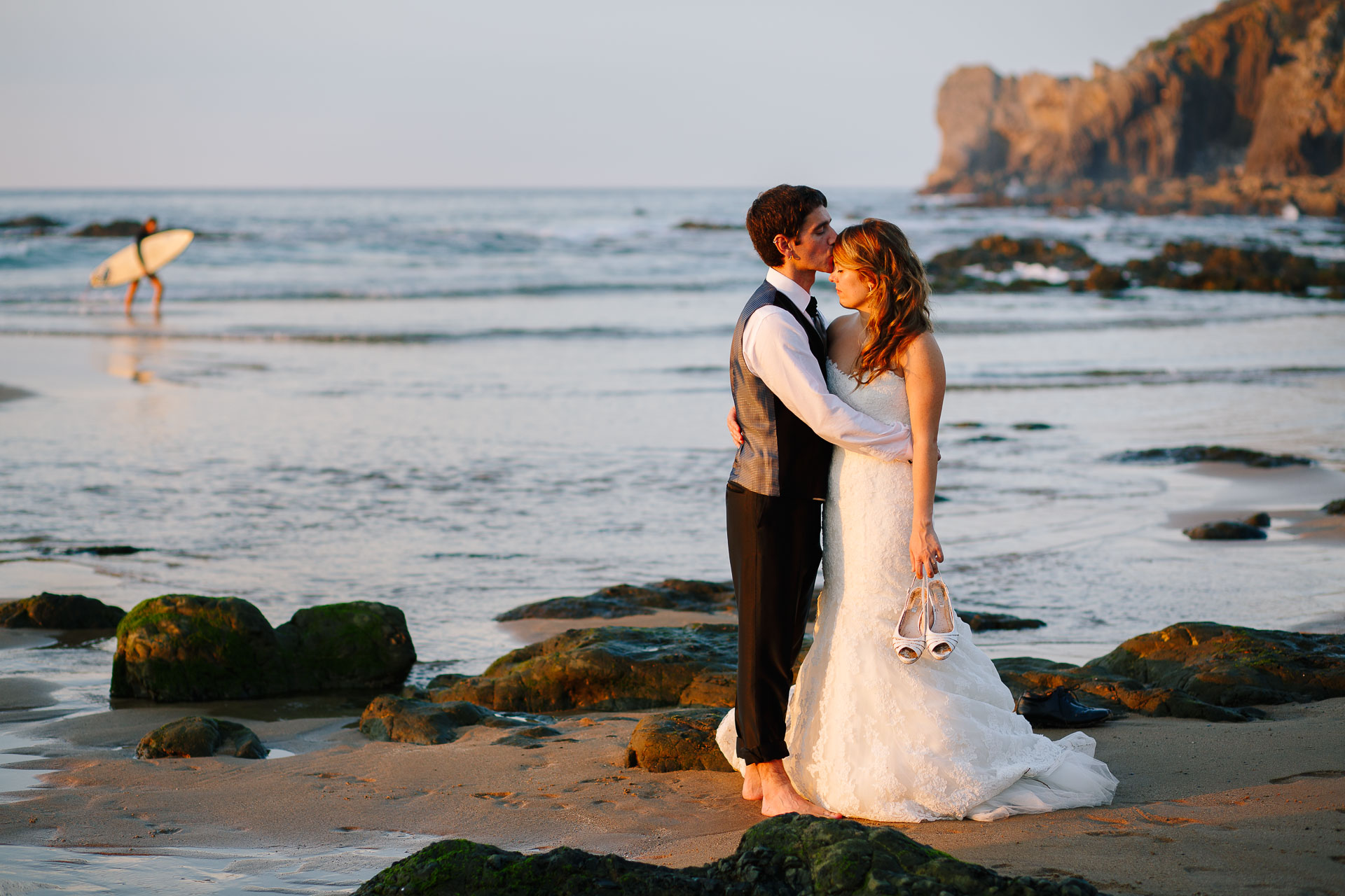 post boda en la playa de bakio