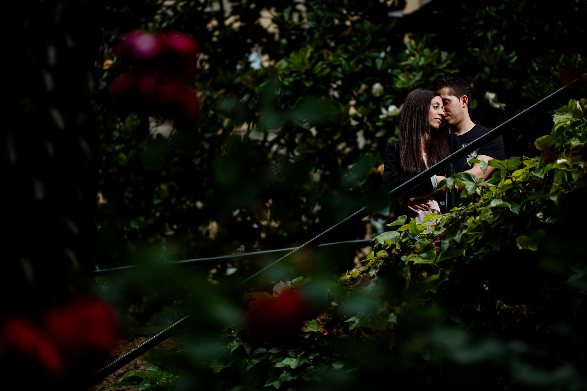 preboda con lluvia en Bilbao