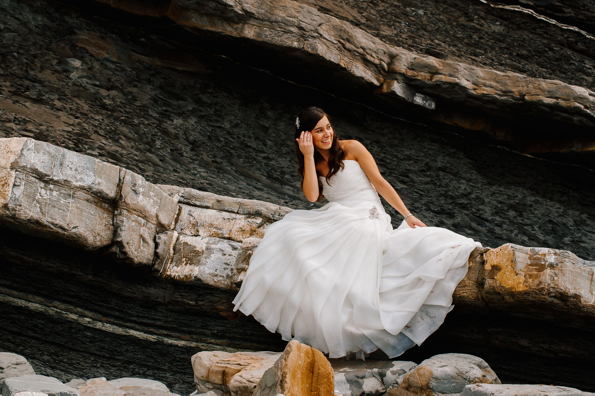 postboda en la playa de Barrika