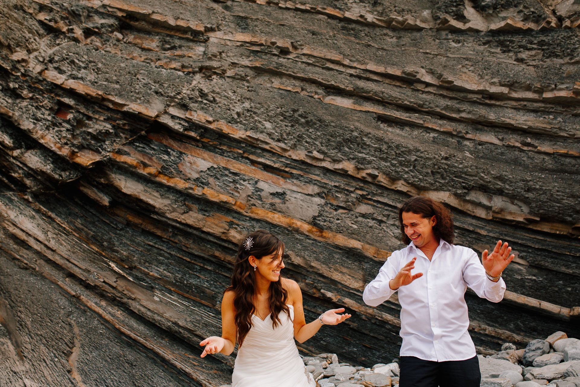 postboda en la playa de Barrika