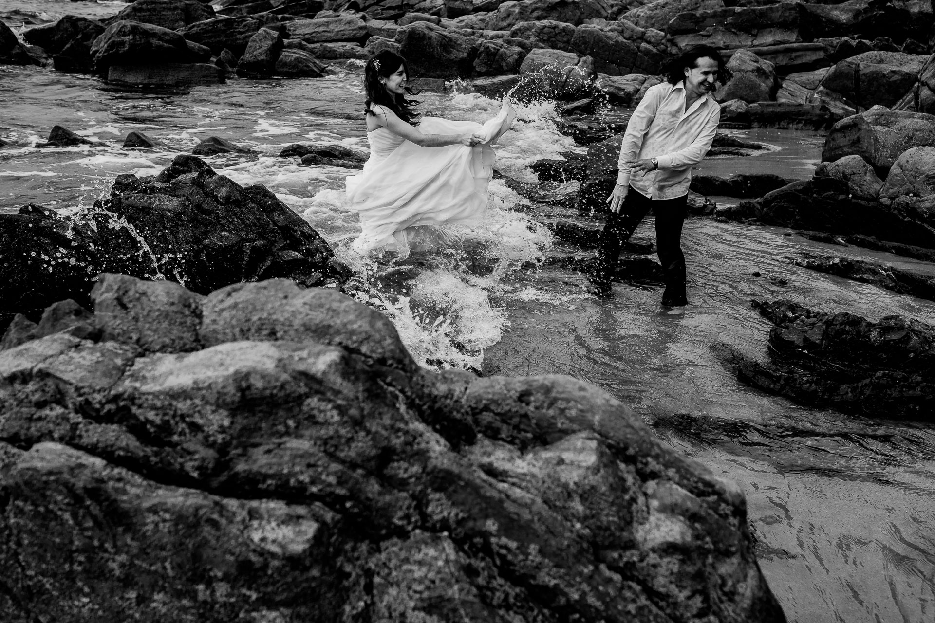 postboda en la playa de Barrika