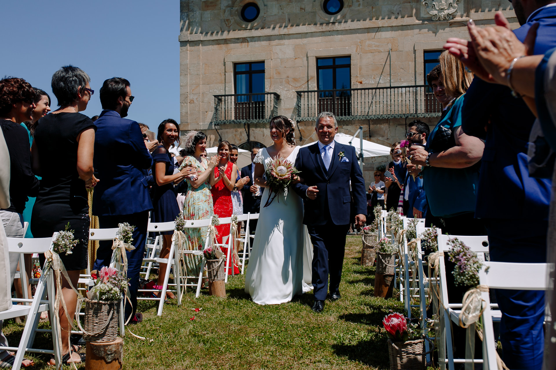 boda civil jardines parador de argomaniz