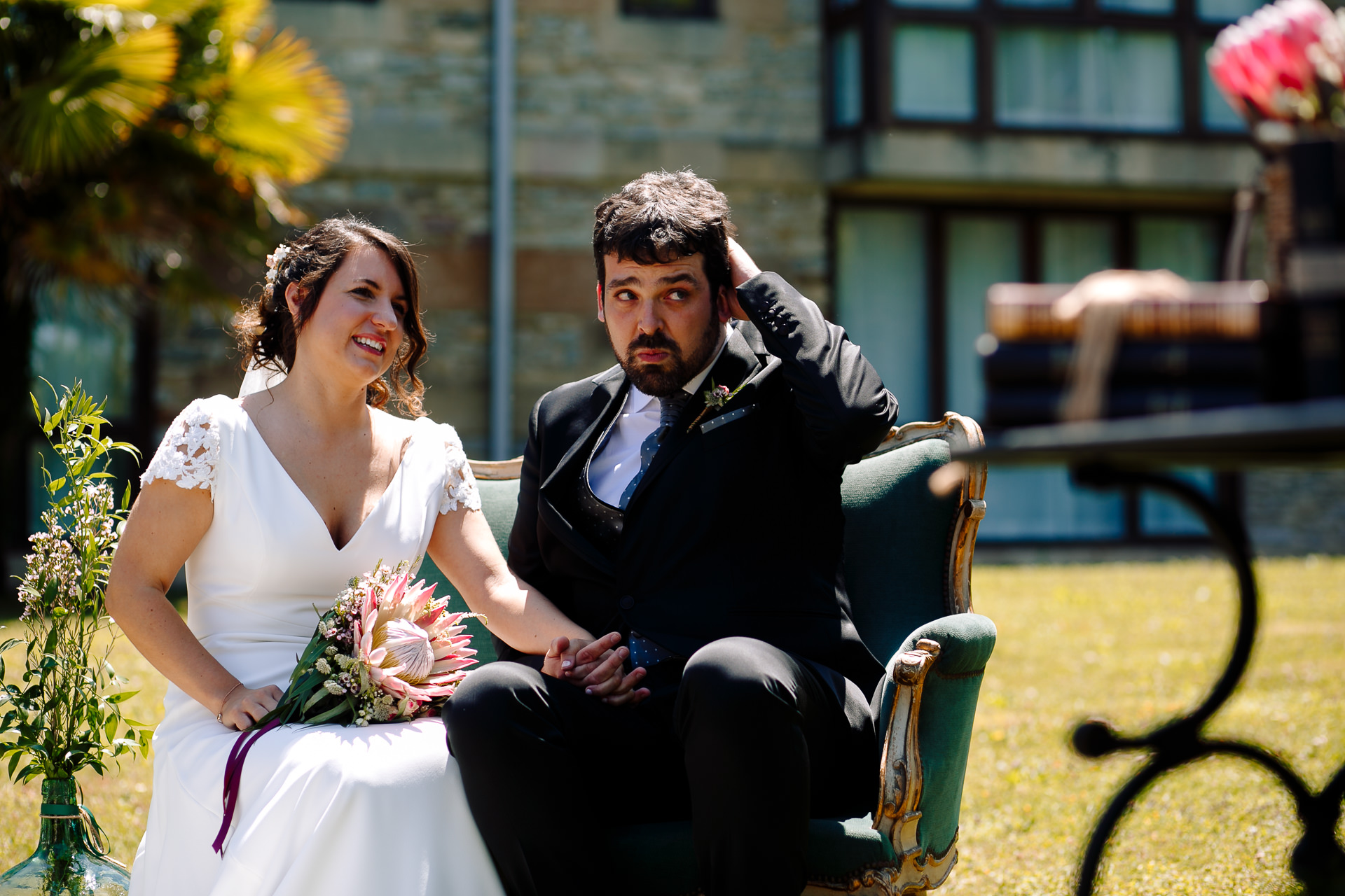 boda civil jardines parador de argomaniz