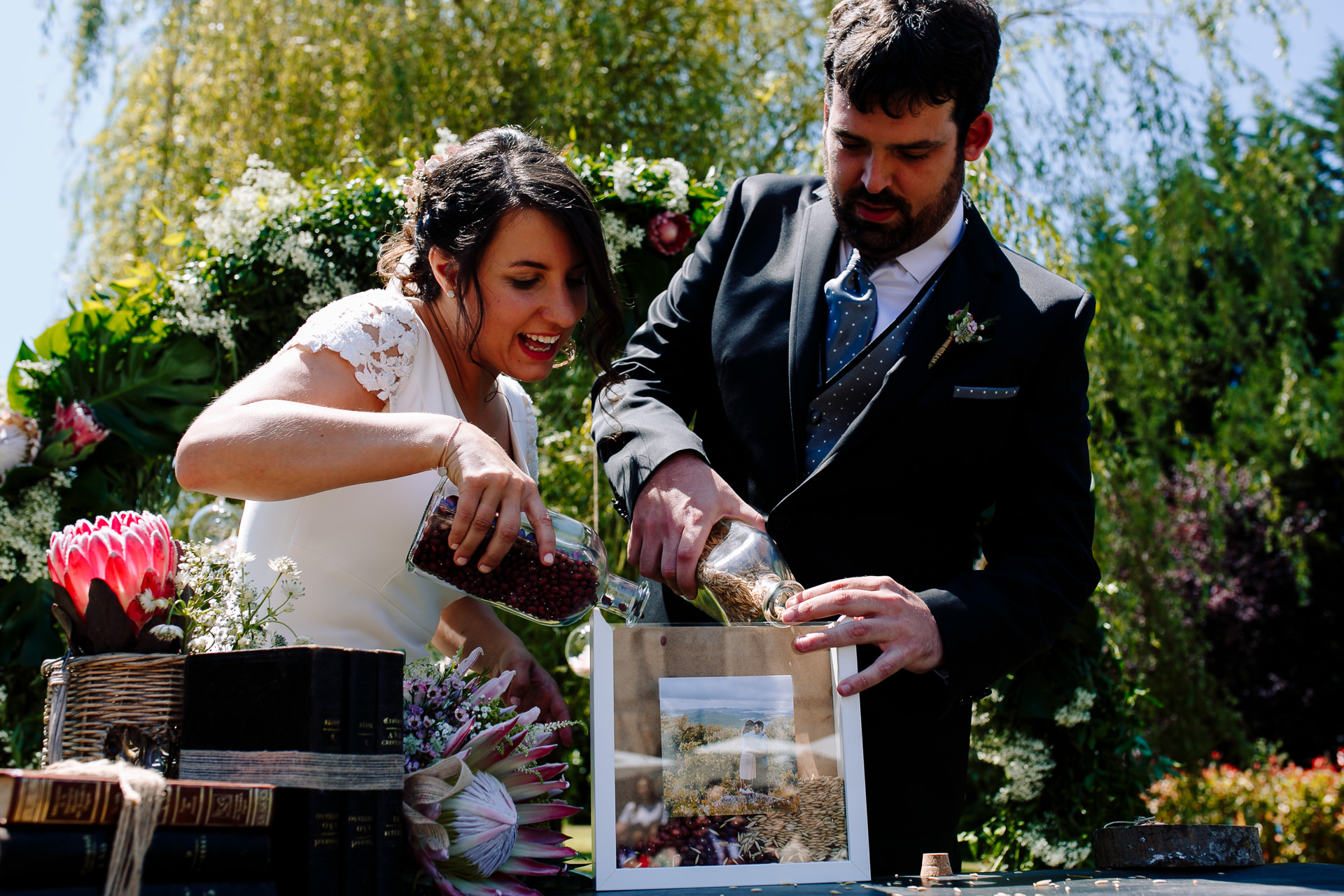 boda civil jardines parador de argomaniz