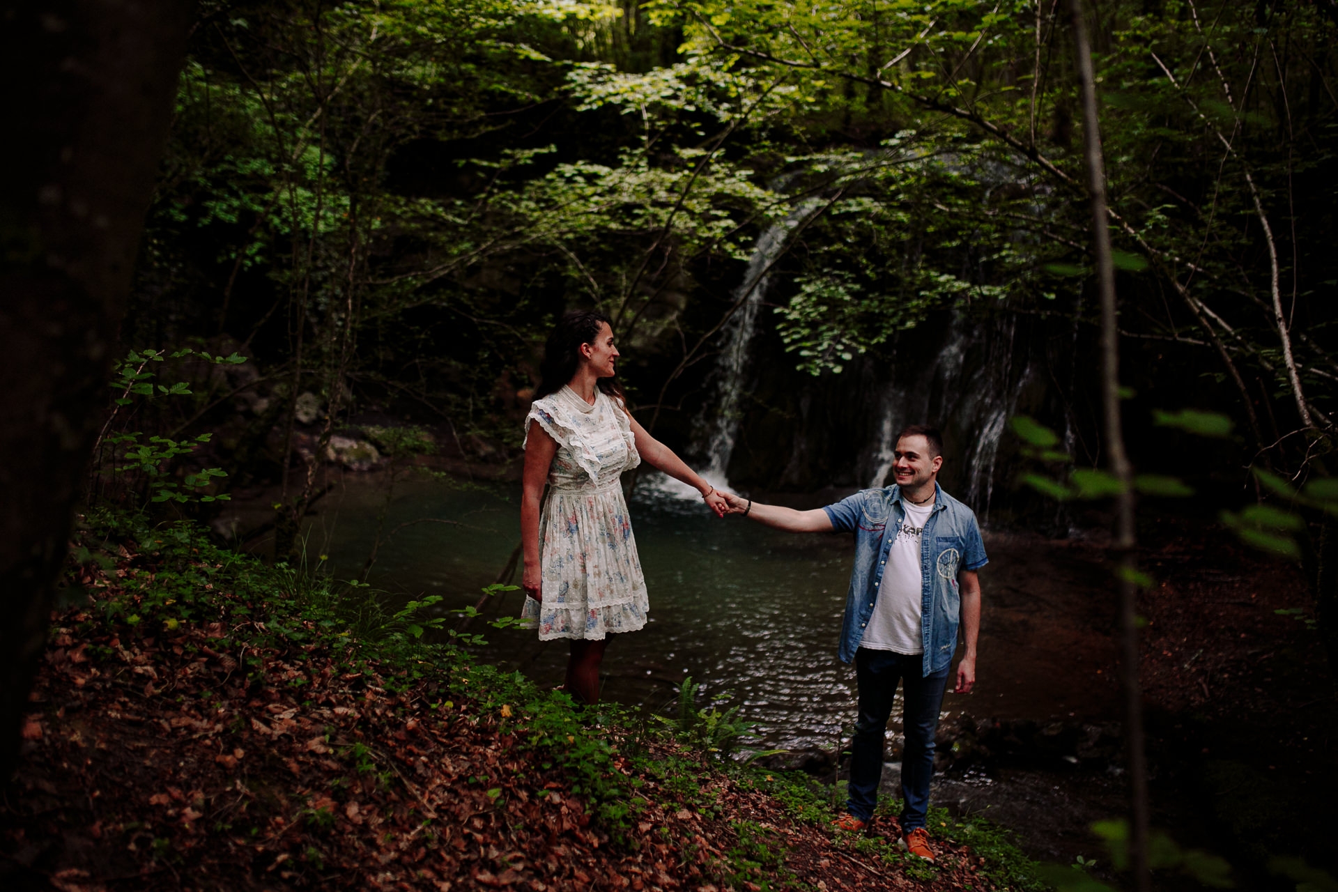 preboda cascada bosque alava 193417