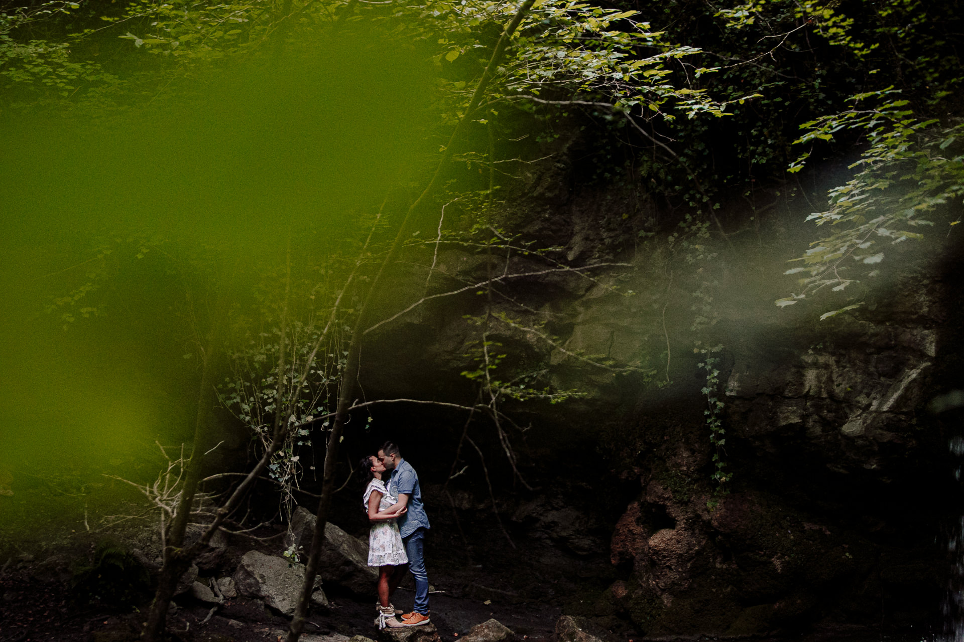 preboda en la cascada de altube