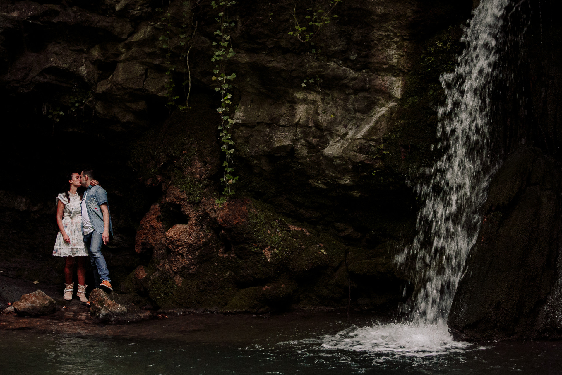 preboda en la cascada de altube