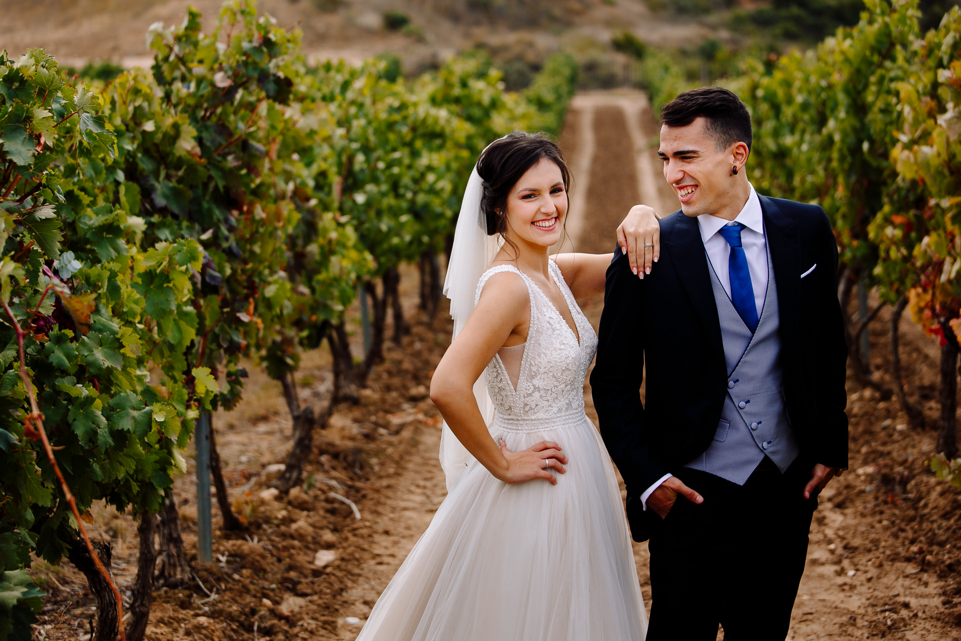 boda en las bodegas Eguren Ugarte