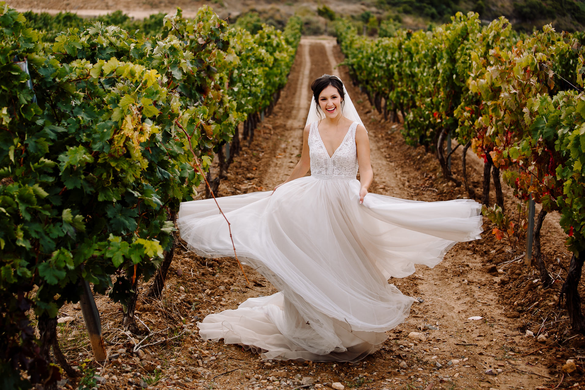 boda en las bodegas Eguren Ugarte