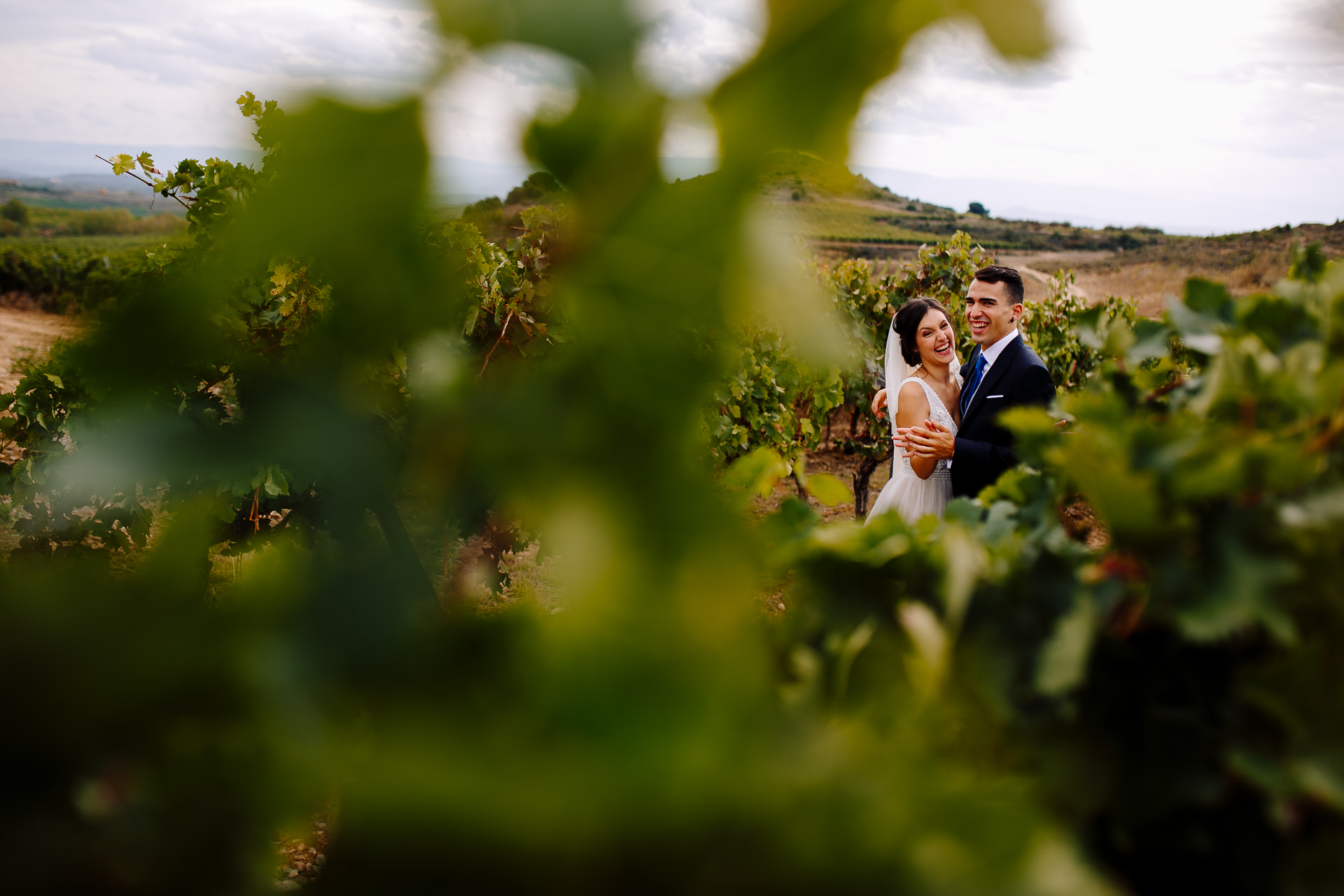 boda en las bodegas Eguren Ugarte