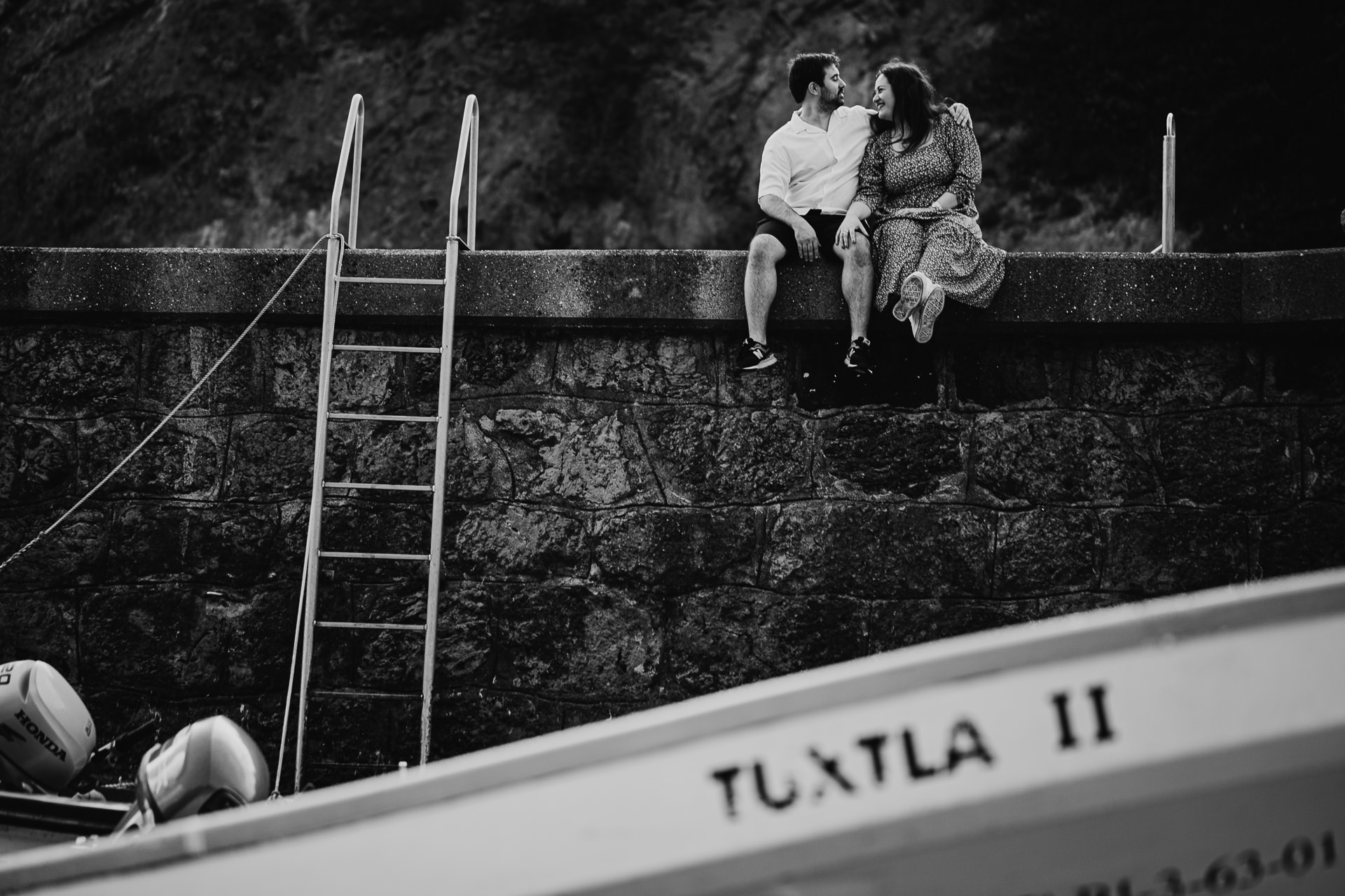 preboda en la playa de laga