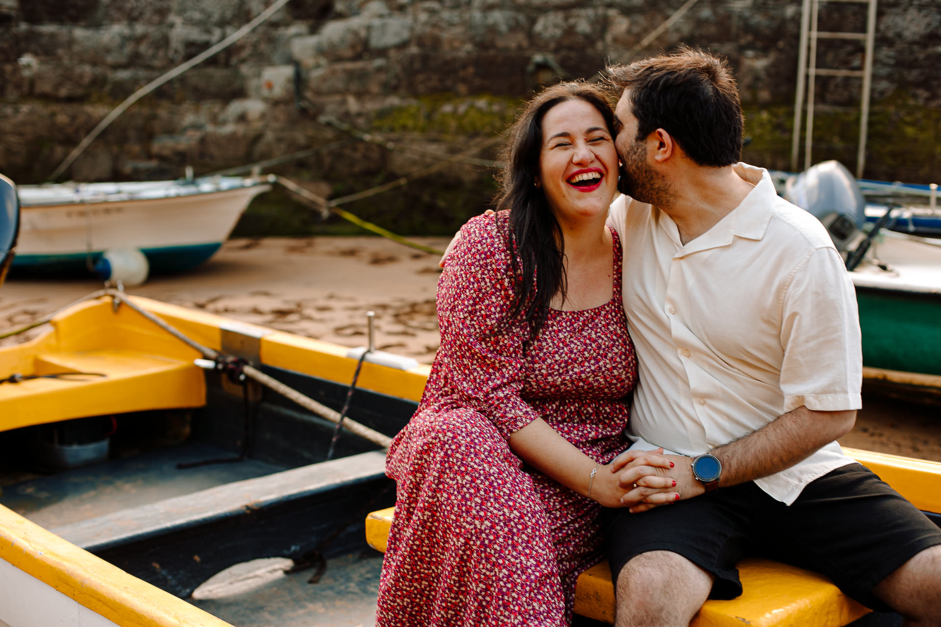 preboda en la playa de laga