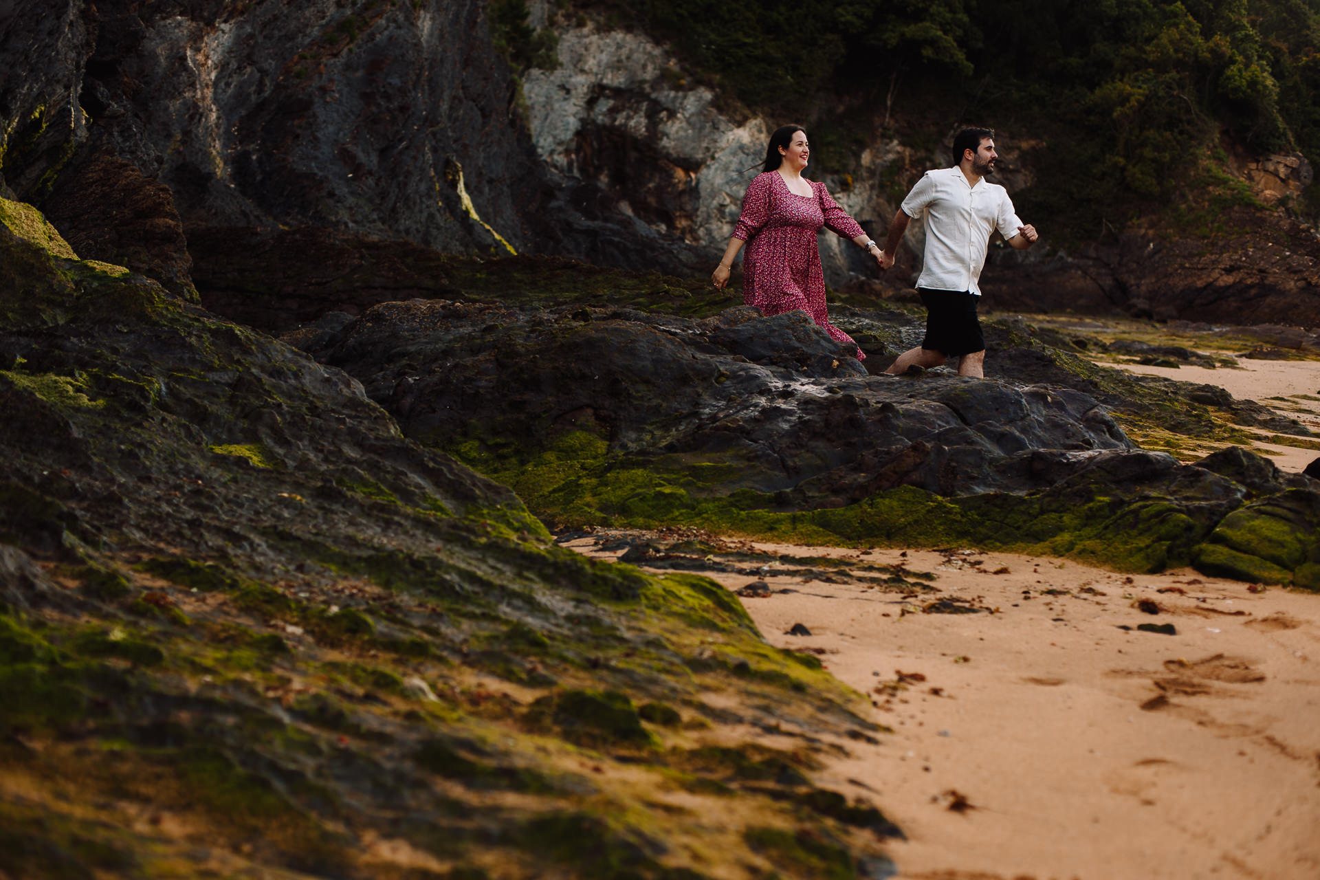 preboda en la playa de laga