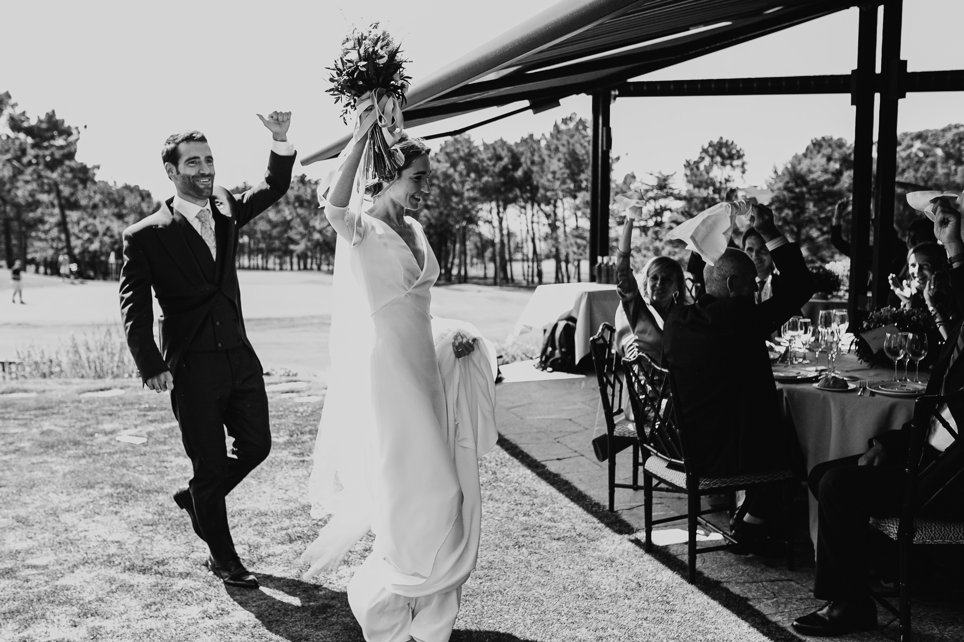 boda en la real sociedad de golf de neguri