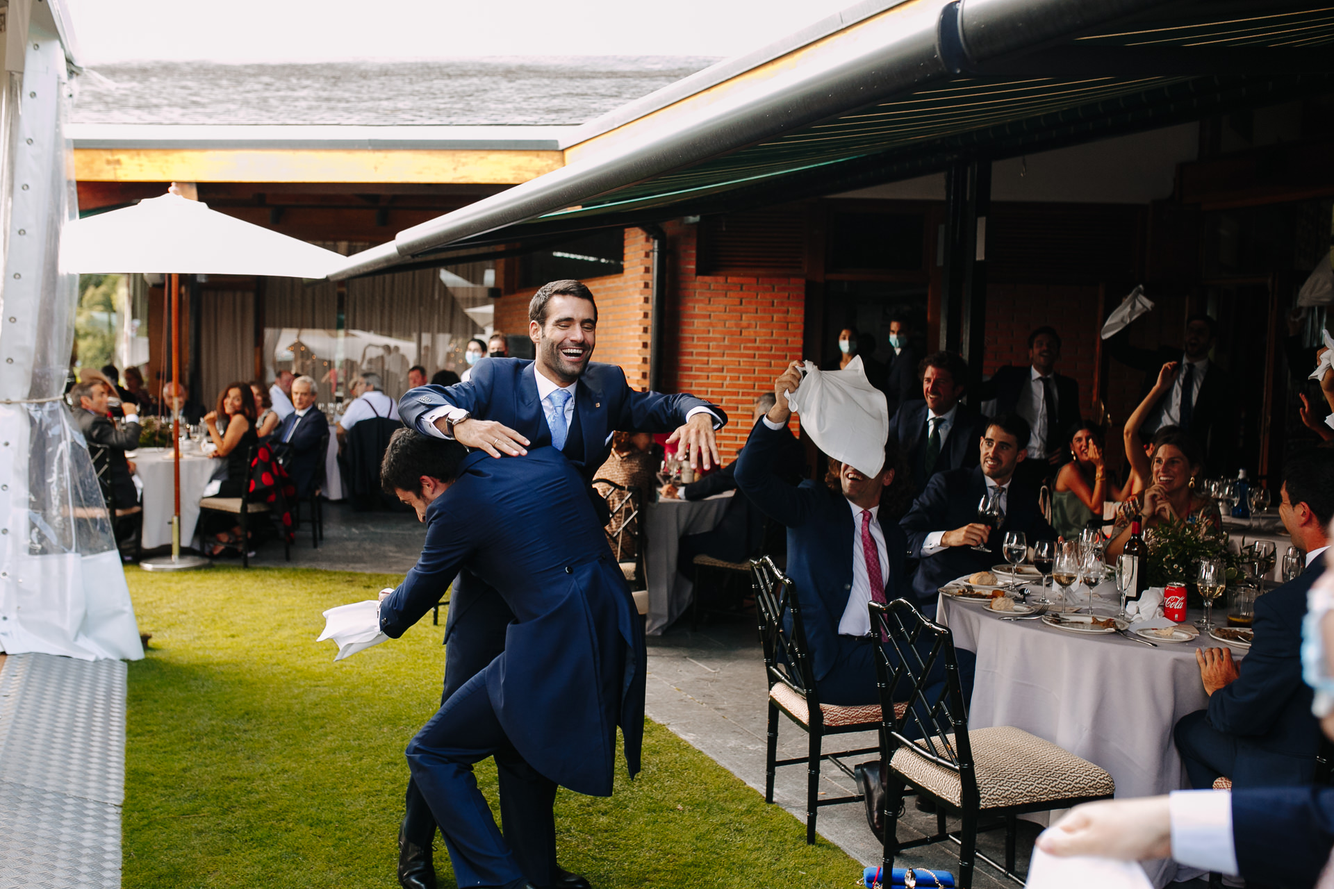 boda en la real sociedad de golf de neguri