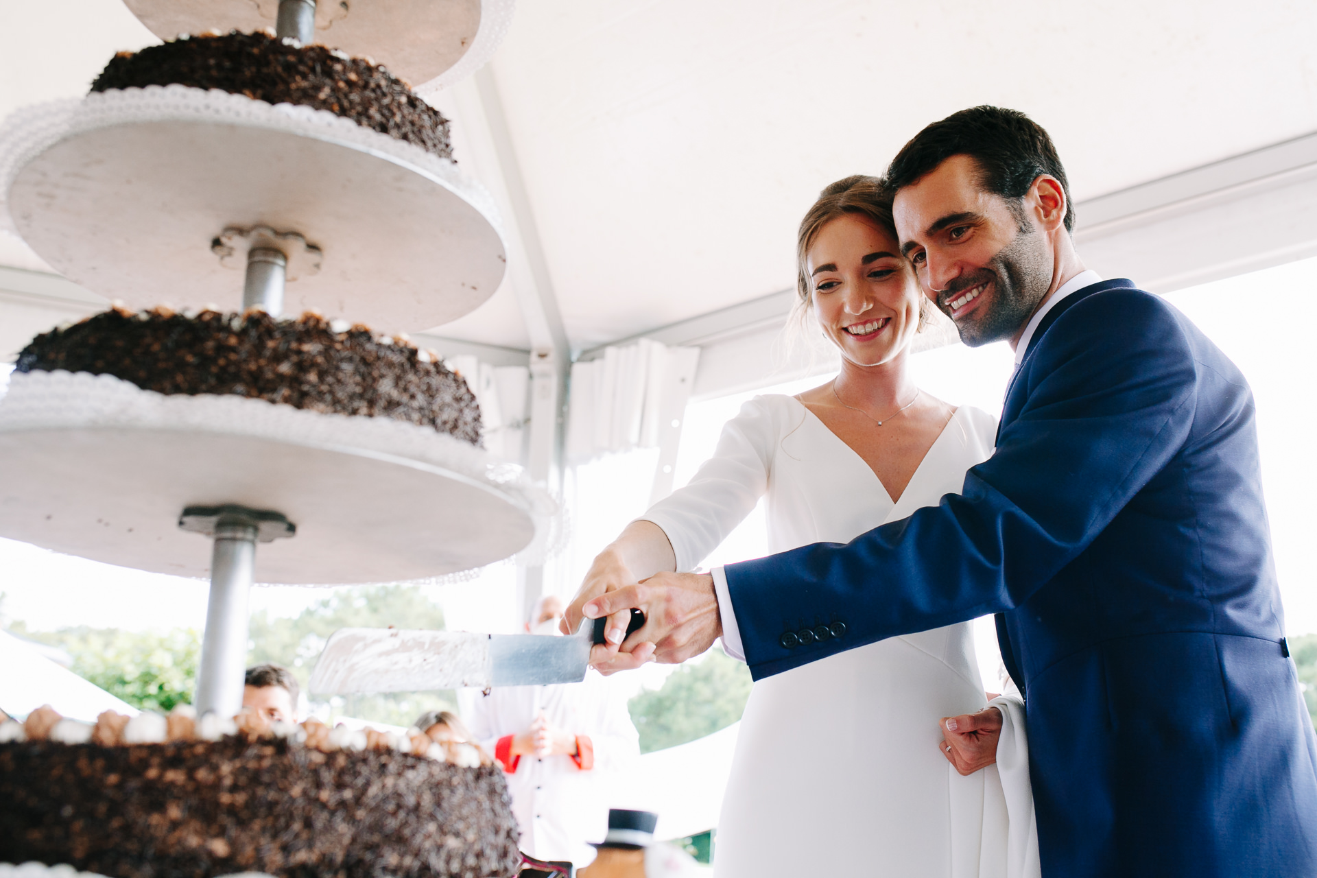 boda en la real sociedad de golf de neguri