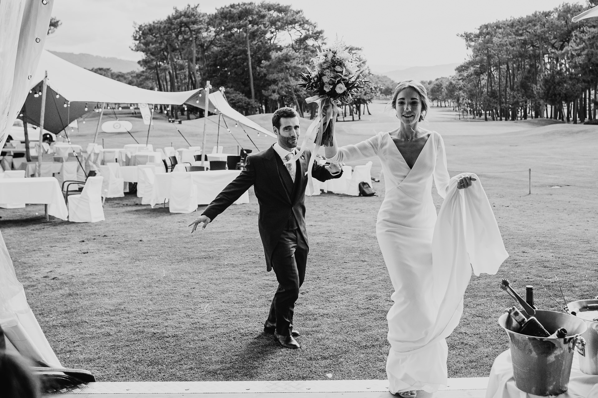 boda en la real sociedad de golf de neguri