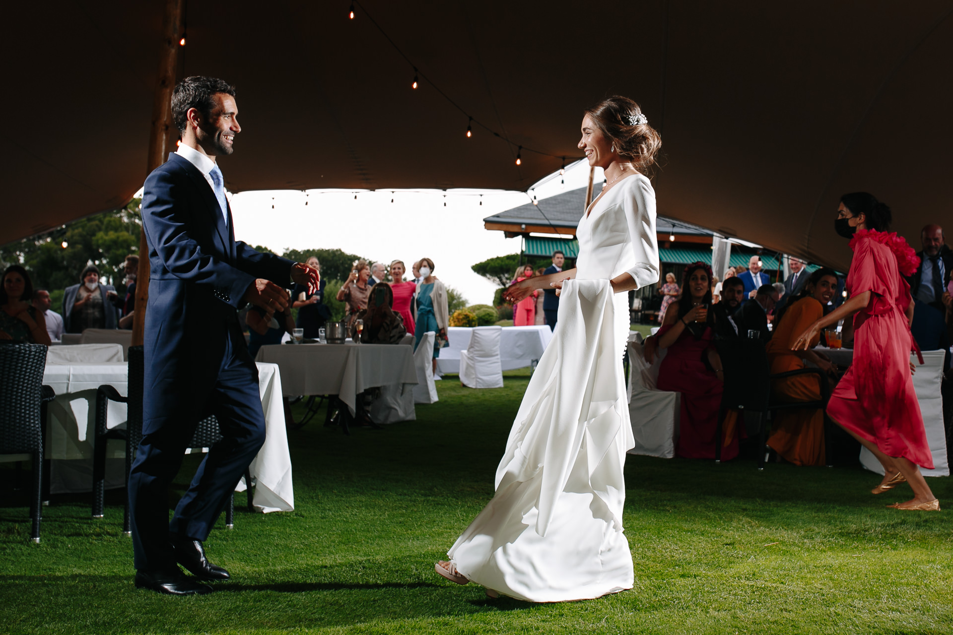 boda en la real sociedad de golf de neguri