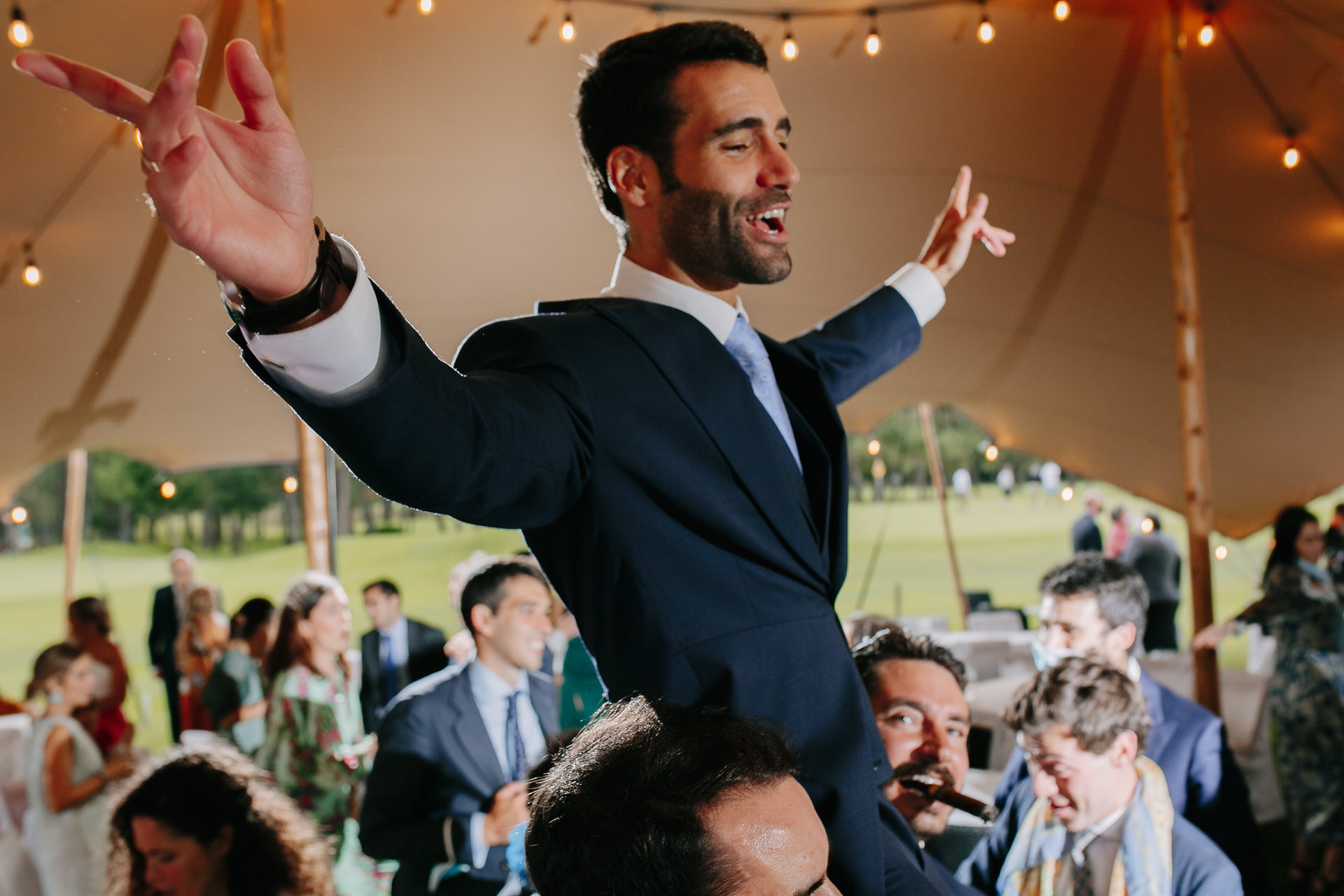 boda en la real sociedad de golf de neguri