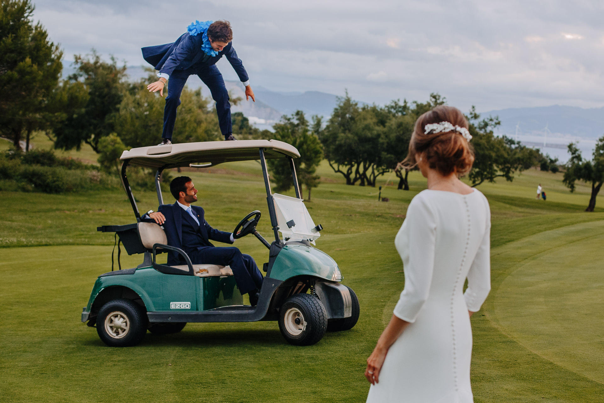 boda en la real sociedad de golf de neguri