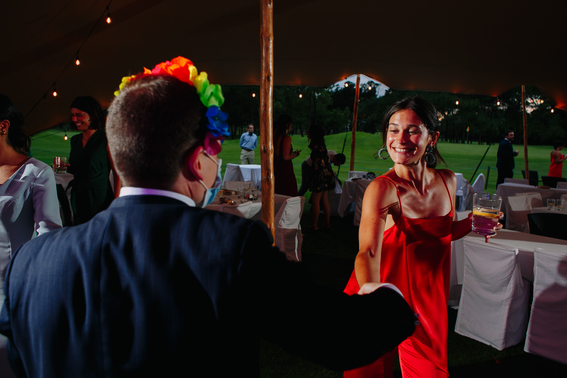 boda en la real sociedad de golf de neguri